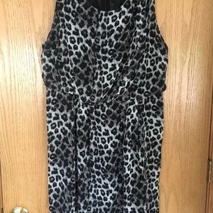 Animal print dress
